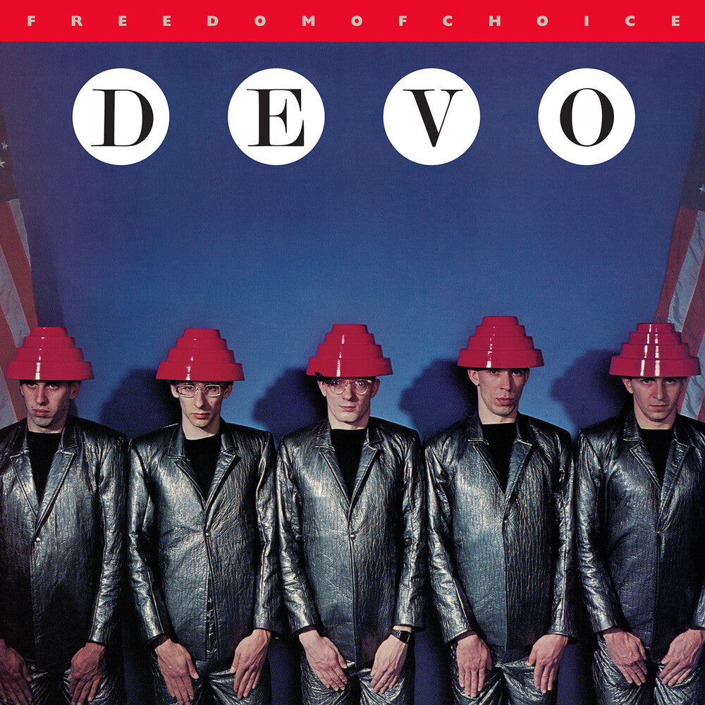 the album cover for Devo - Freedom Of Choice [SYEOR 2020 White LP]