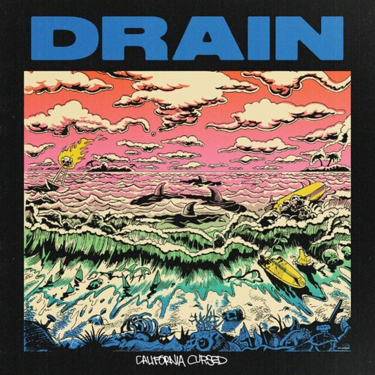 the album cover for Drain - California Cursed