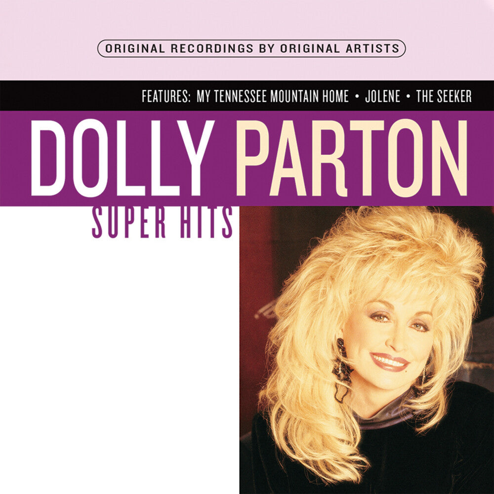 the album cover for Dolly Parton - Super Hits