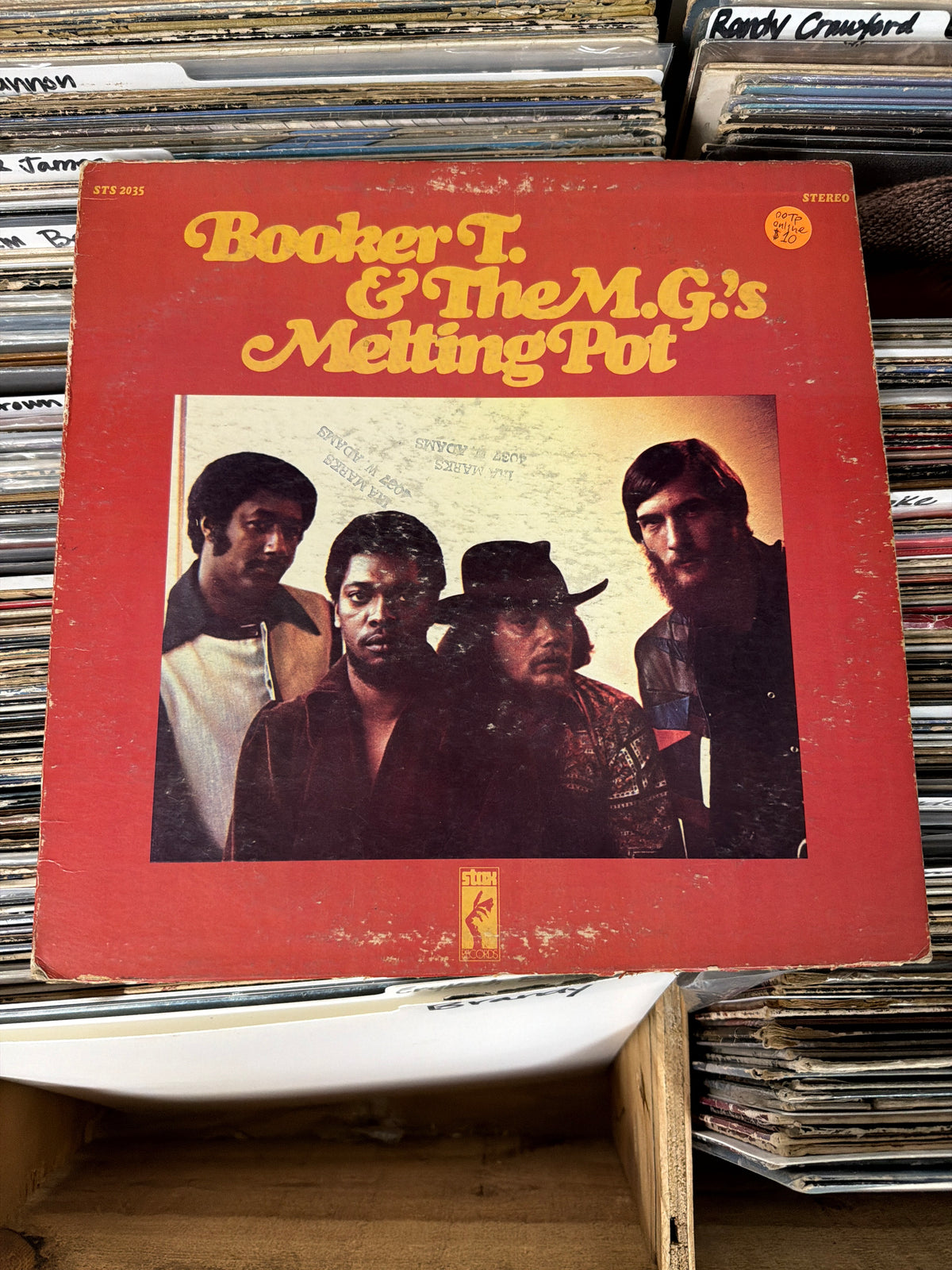 Booker T. & The M.G.'s – Melting Pot STS 2035 Vinyl LP VG/G