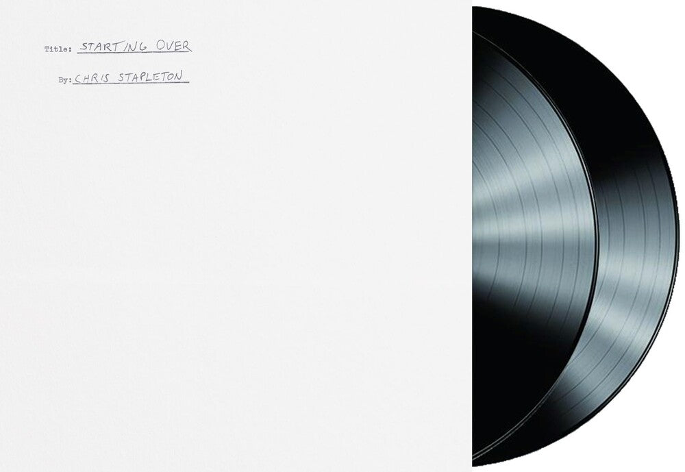 the album cover for Chris Stapleton - Starting Over [2LP]