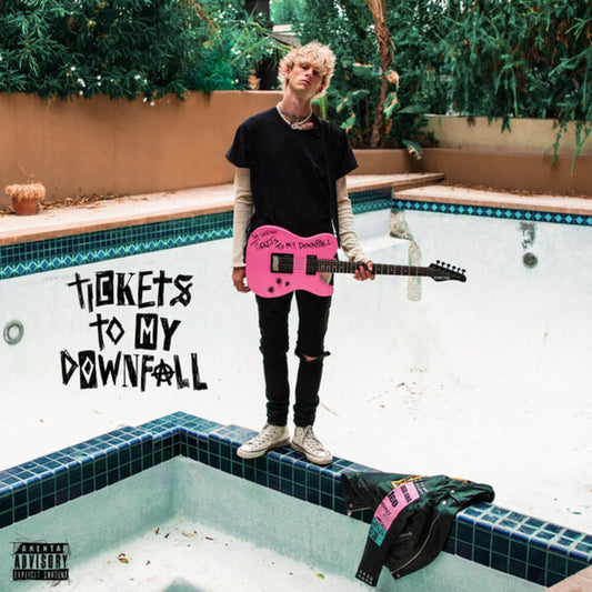 the album cover for mgk - Tickets To My Downfall [LP]