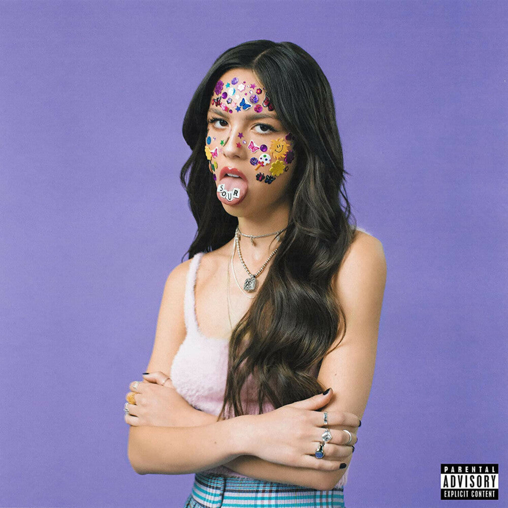 the album cover for Olivia Rodrigo - SOUR [LP]