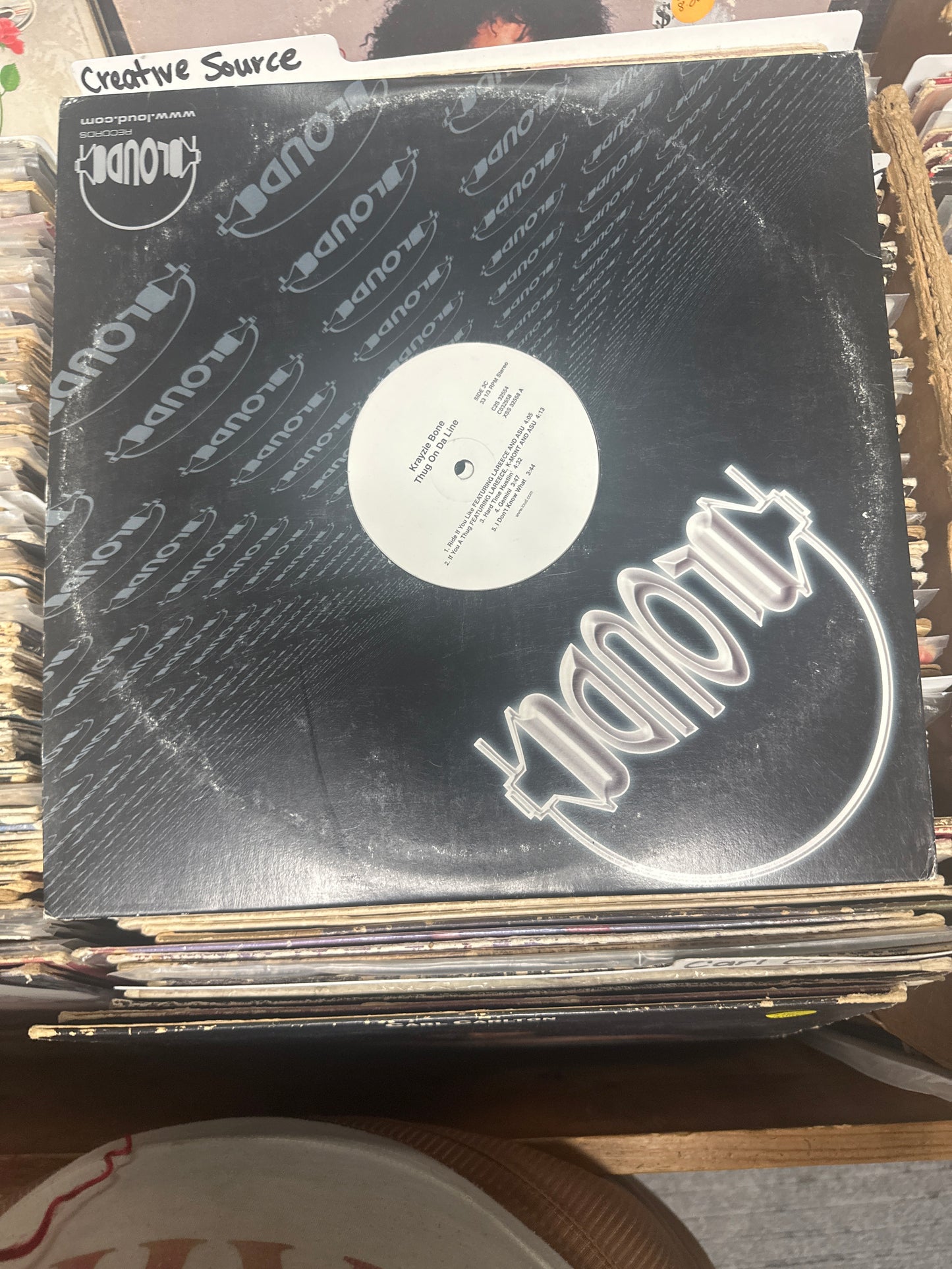 Krayzie Bone ‎– Thug On Da Line 2x Vinyl Lp C2S 32554 VG/VG