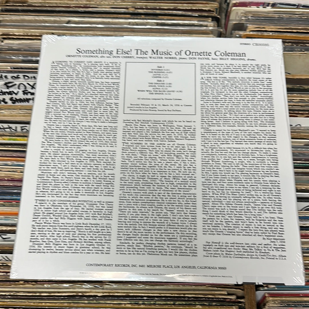 Ornette Coleman – Something Else!!!! CR00595 180g Vinyl LP Reissue