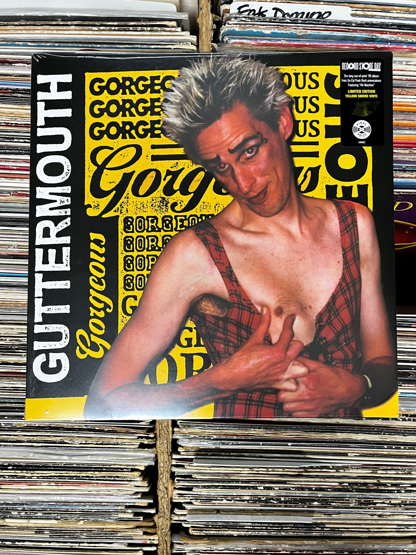 Guttermouth ‎– Gorgeous Yellow W/ Black Smoke Vinyl Lp (RSD)