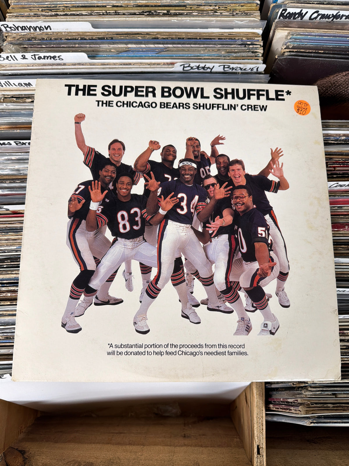 The Chicago Bears Shufflin' Crew – The Super Bowl Shuffle V-70060 12" Vinyl VG/VG