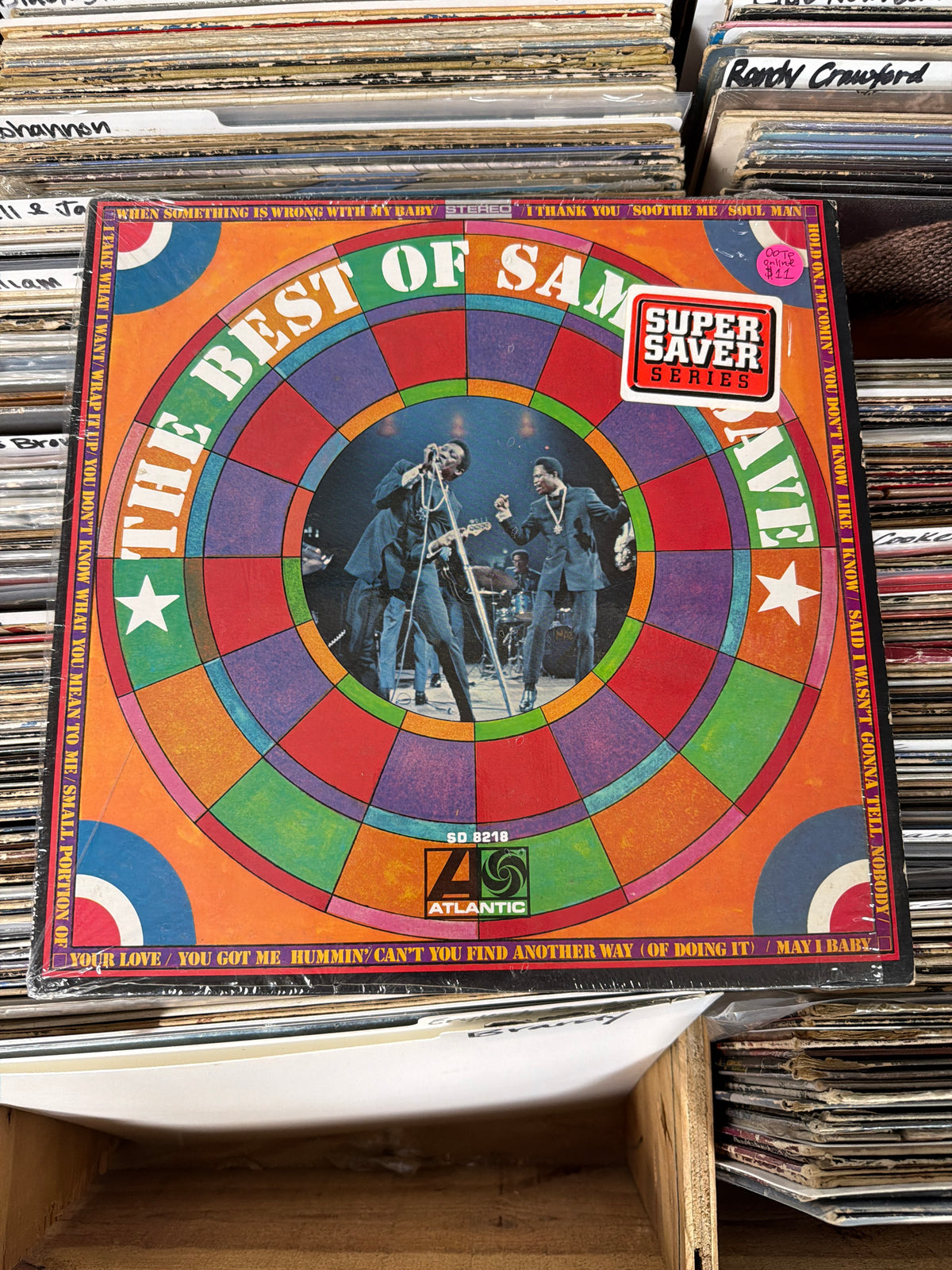 Sam & Dave – The Best Of Sam & Dave SD 8218 Vinyl LP VG/VG+