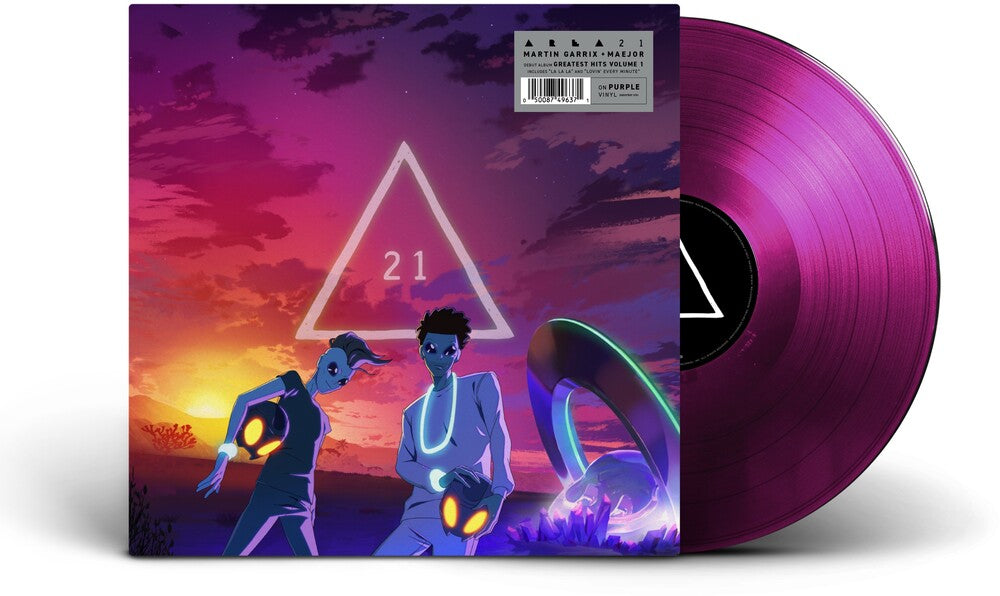 the album cover for Area21 - Greatest Hits Vol. 1 [Indie Exclusive Limited Edition Purple LP]