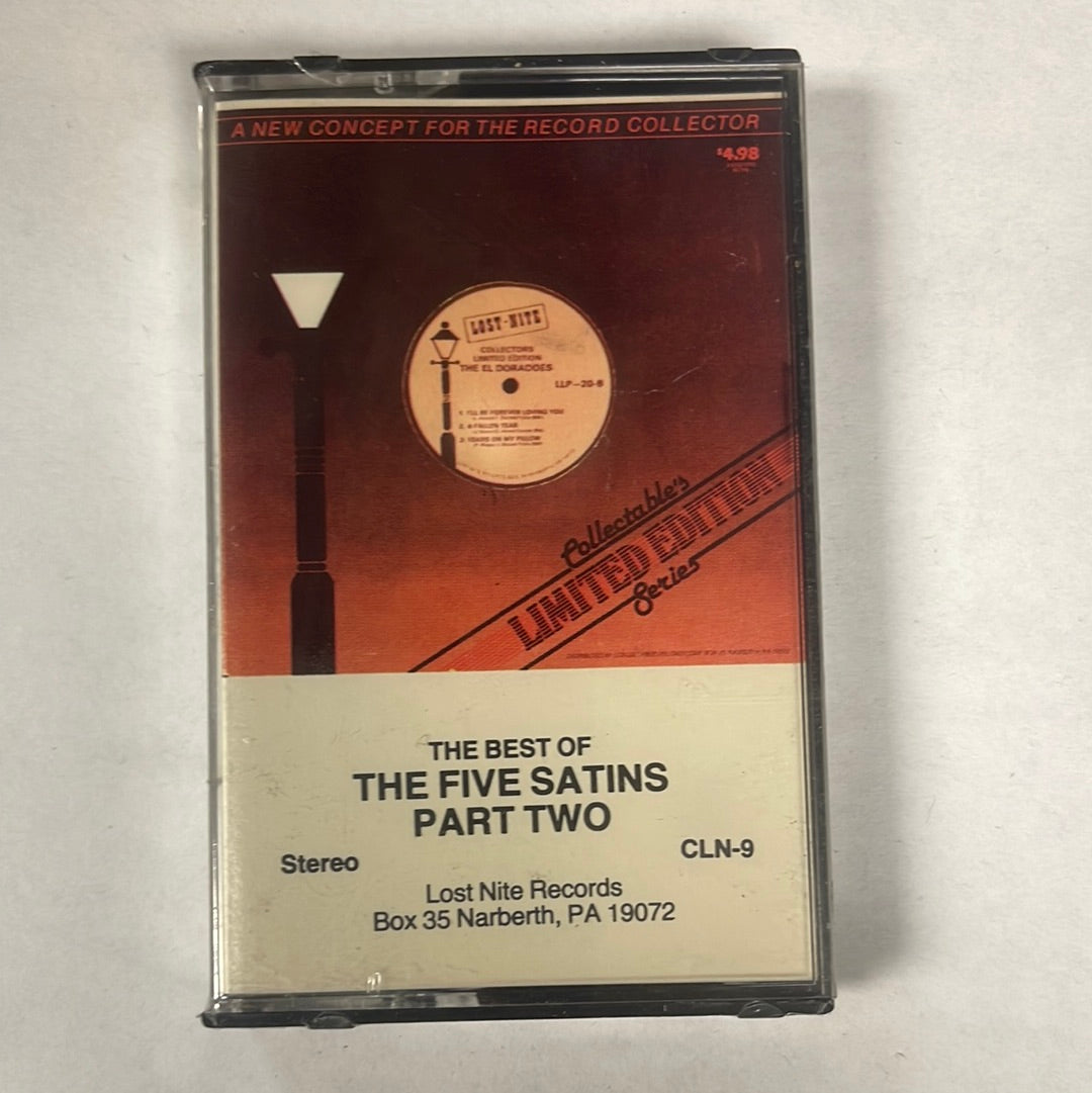 The Five Satins -Best Of Part Two Cassette – Out of the Past Records