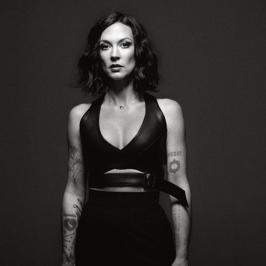 the album cover for Amanda Shires - Take It Like A Man [Red LP]