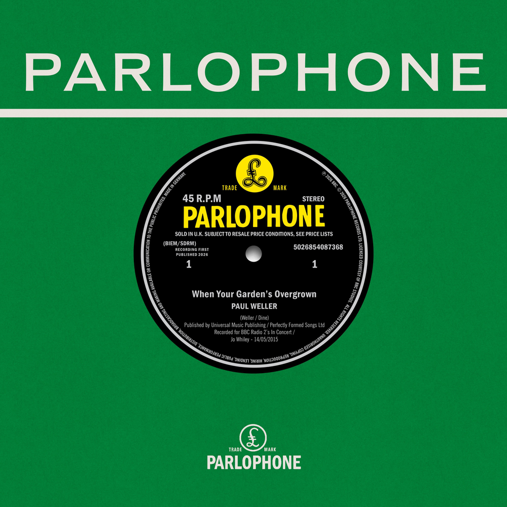 the album cover for Paul Weller - When Your Garden’s Overgrown / Boy About Town (Weller at the BBC Vol. 2) [RSD 2026]