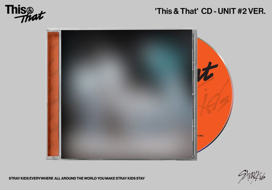 the album cover for Stray Kids - This & That [Unit #2 Ver.]
