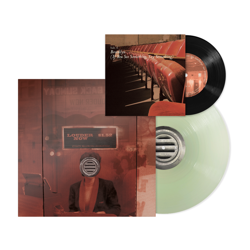 the album cover for Taking Back Sunday - Louder Now - 20th Anniversary [Indie Exclusive Coke Bottle Clear]