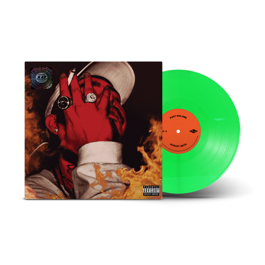 the album cover for Post Malone - August 26 [Indie Exclusive Spring Leaf Green]
