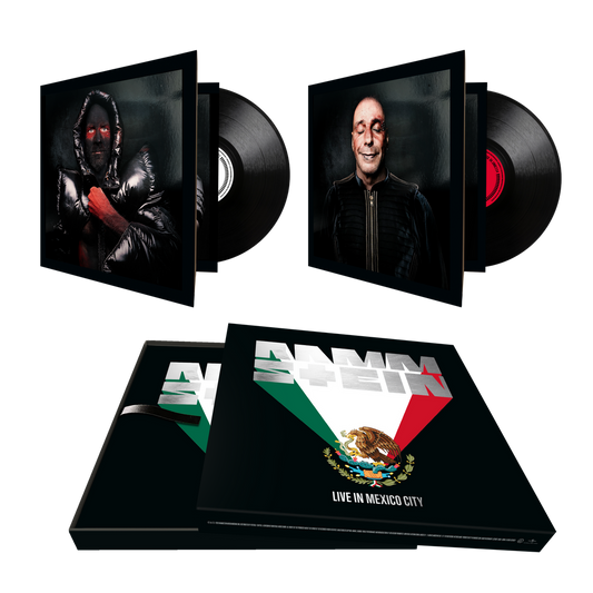 the album cover for Rammstein - LIVE IN MEXICO CITY [180g 4 LP 45RPM]