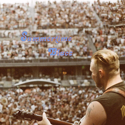 the album cover for Zach Bryan - Summertime Blues [LP]