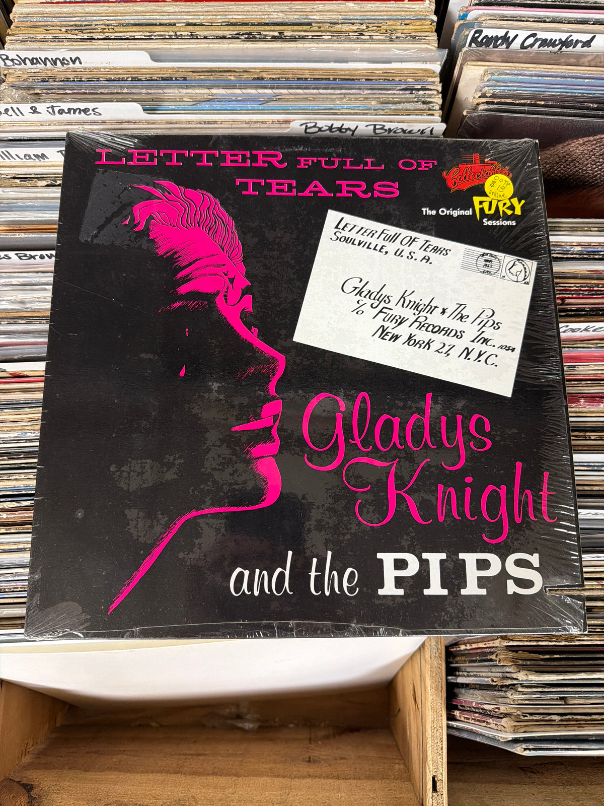 Gladys Knight And The Pips – Letter Full Of Tears COL-5154 Vinyl LP VG/VG+