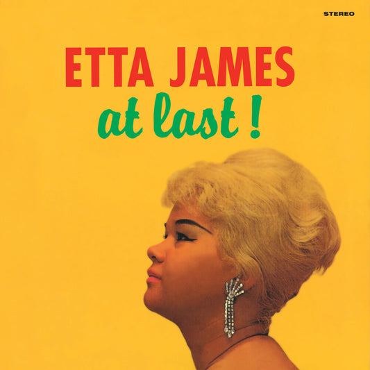 the album cover for Etta James - At Last - Limited 180-Gram Clear Vinyl with Bonus Tracks
