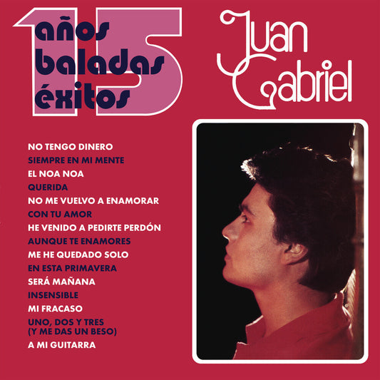 the album cover for Juan Gabriel - 15 Anos De Baladas Exitos