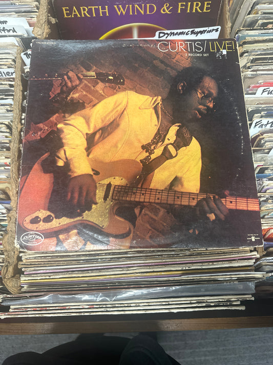 Curtis Mayfield ‎– Curtis / Live!2X Vinyl LP  CRS 8008 VG+/VG