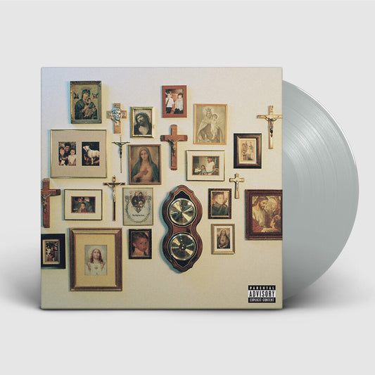 the album cover for $uicideBoy$ -  Thy Kingdom Come [Translucent Natural LP]