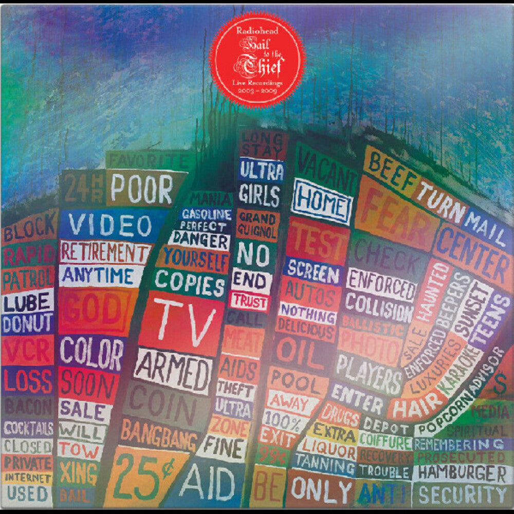 the album cover for Radiohead - Hail to the Thief (Live Recordings 2003-2009) [LP]