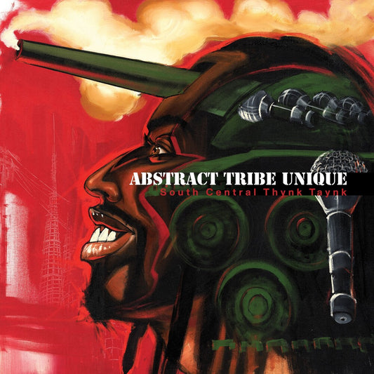 the album cover for Abstract Tribe Unique - South Central Thynk Taynk - Red [Colored Vinyl] (Red)
