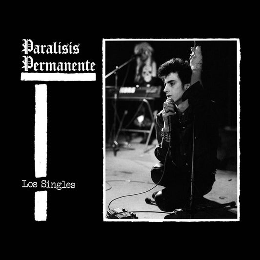 the album cover for Paralisis Permanente - Los Singles - White Vinyl (Spa)