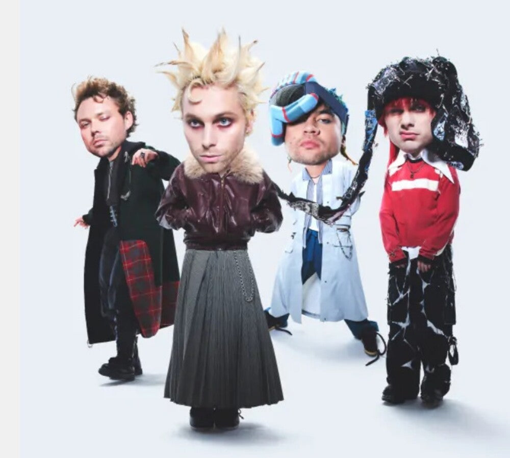 the album cover for 5 Seconds Of Summer - Everyone's A Star! [Neon Pink Glitter LP]