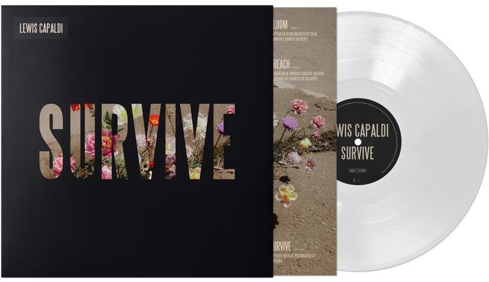 the album cover for Lewis Capaldi - Survive [Clear 12" EP]