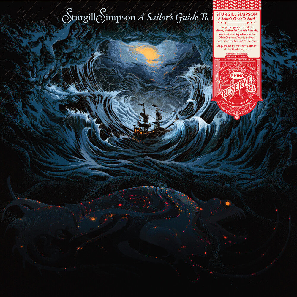 the album cover for Sturgill Simpson - Sailor's Guide To Earth (Syeor26) (Rhino Reserve)