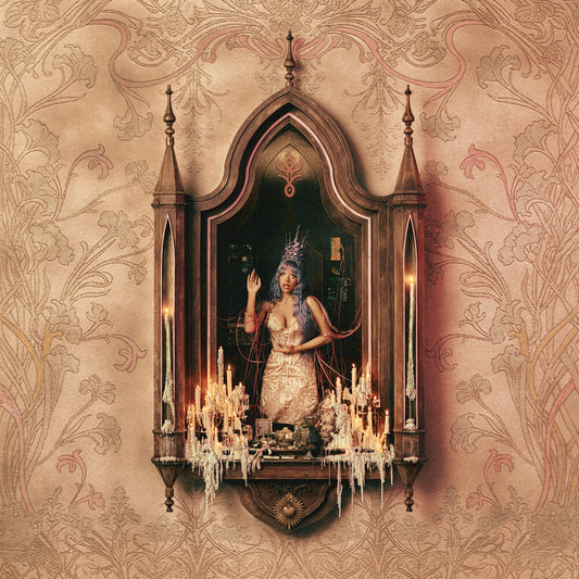 the album cover for Melanie Martinez - HADES (Indie Exclusive) [Aura Blue with Poster]