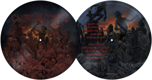 the album cover for Cannibal Corpse - Chaos Horrific - Picture Disc (Pict) (Uk)
