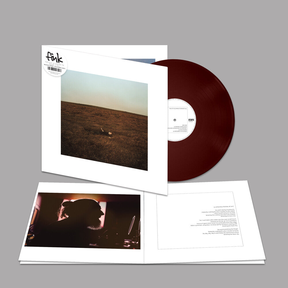 the album cover for Fink - City Is Coming To Erase It All [Colored Vinyl] (Gate) [With Booklet]
