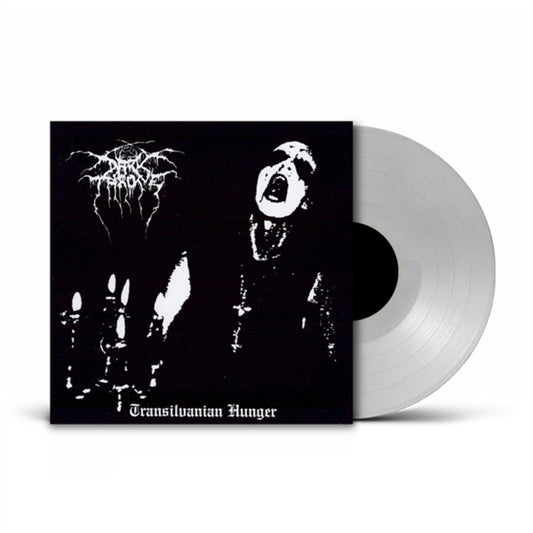 the album cover for Darkthrone - Transilvanian Hunger [Clear - UK]