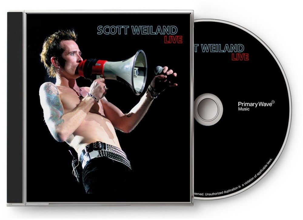 the album cover for Scott Weiland - Scott Weiland: Live