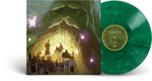 the album cover for Deku Trio - Zelda & Jazz (green Marble Vinyl)