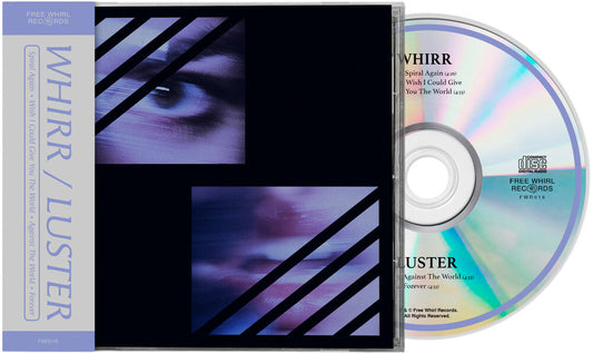 the album cover for Whirr - Whirr & Luster