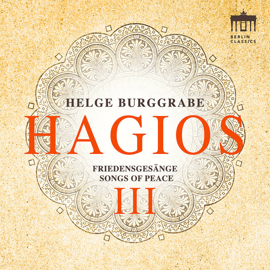the album cover for Helge Burggrabe - Hagios Iii (Songs Of Peace)