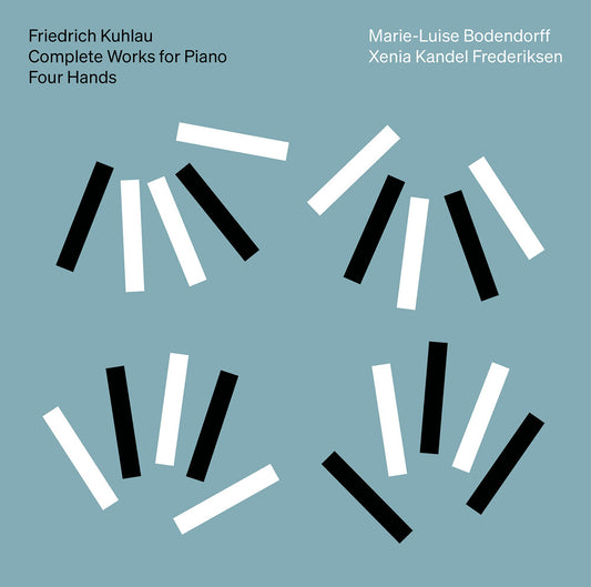 the album cover for Xenia Frederiksen  Kandel - Complete Works For Pno Four Hands