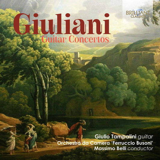 the album cover for Giulio Tampalini - Giuliani: Guitar Concertos