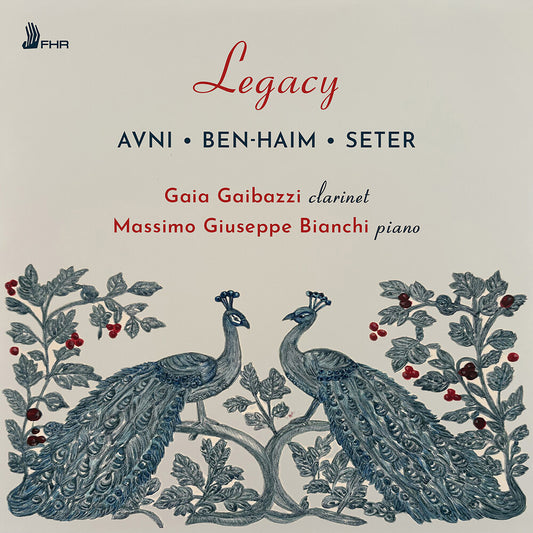 the album cover for Gaia Gaibazzi - Avni Ben-Haim & Seter: Legacy - Complete Works For