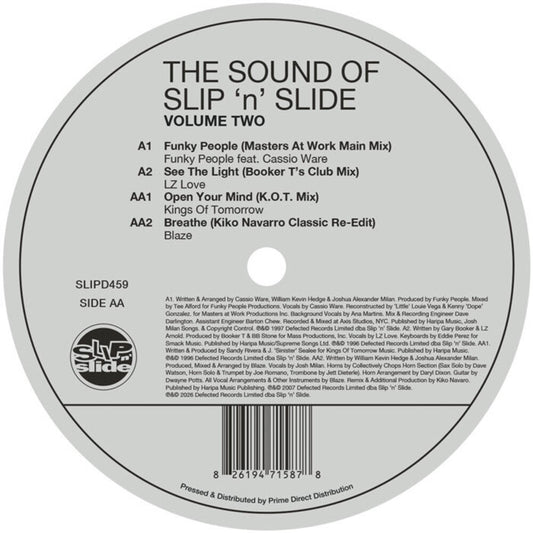 the album cover for Sound Of Slip 'n' Slide Vol. 2 / Various - Sound Of Slip 'n' Slide Vol. 2 / Various
