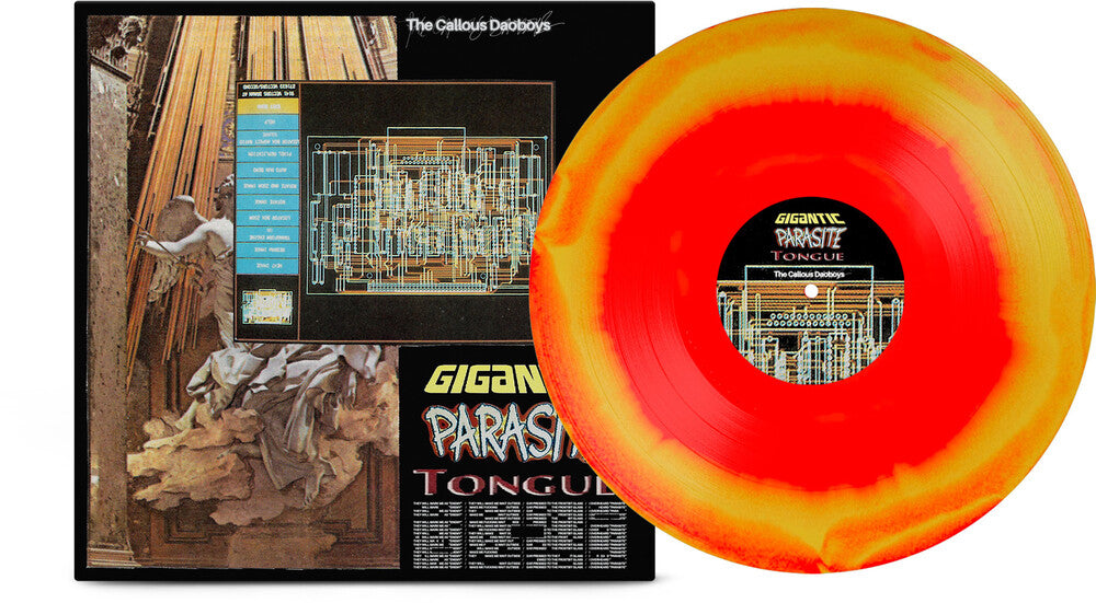 the album cover for Callous Daoboys - Gigantic Parasite Tongue / Watching Us Kiss (Org)