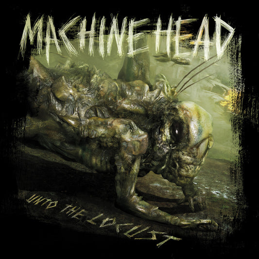 the album cover for Machine Head - Unto The Locust Reissue (15th anniversary) [Dark Green Marbled with Etching]
