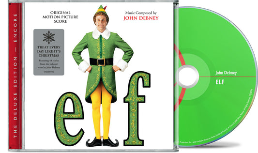 the album cover for John Debney - Elf - Original Motion Picture Score [The Deluxe Edition - Encore]