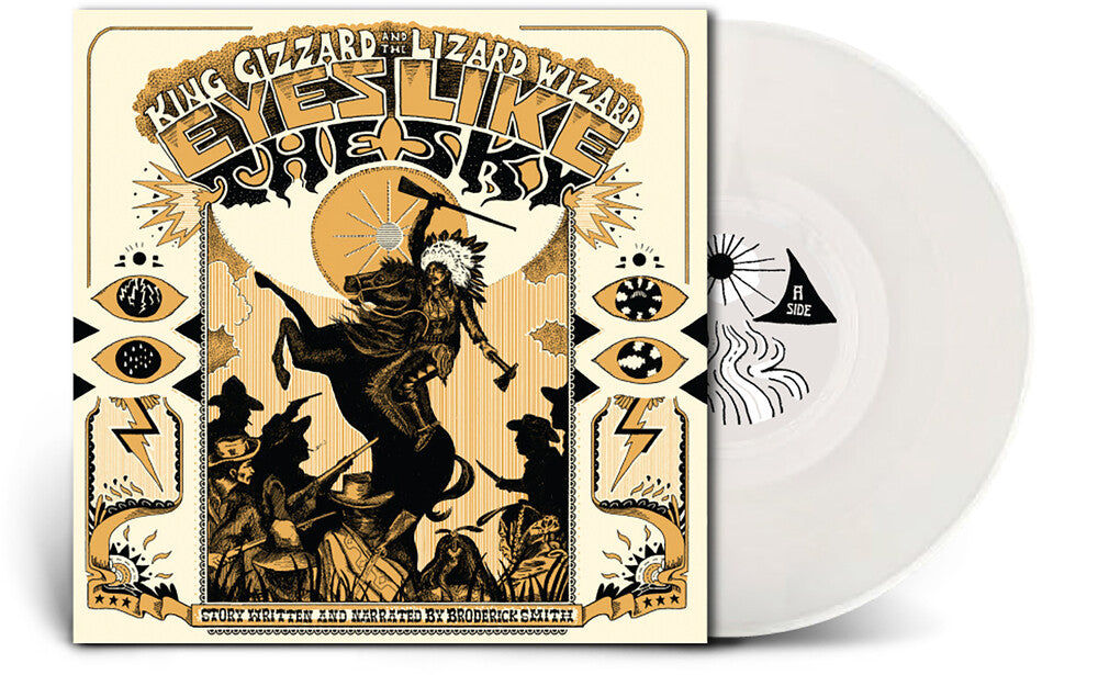the album cover for King Gizzard & The Lizard Wizard - Eyes Like The Sky - Injection Molded Pet Ecosonic