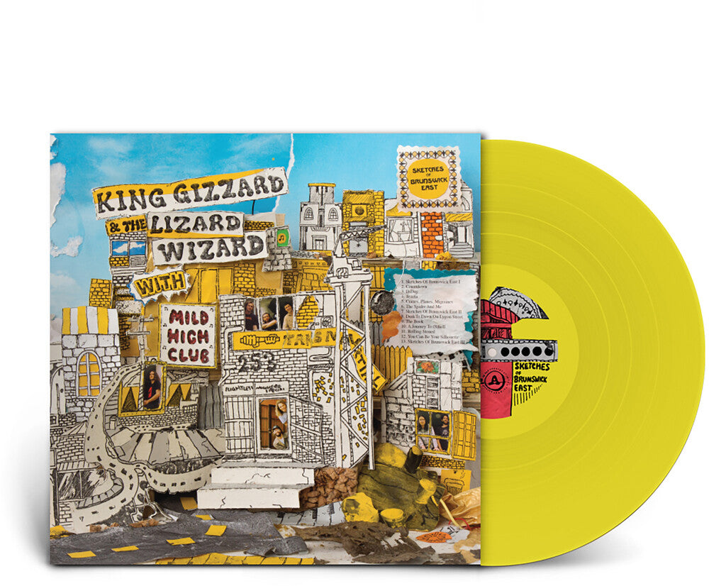 the album cover for King Gizzard & The Lizard Wizard - Sketches Of Brunswick East - Injection Molded Pet
