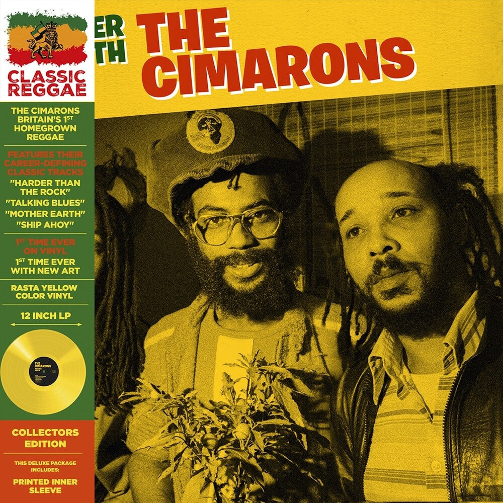the album cover for Cimarons - Mother Earth - Yellow [Colored Vinyl] [Deluxe] [Limited Edition] (Ylw)